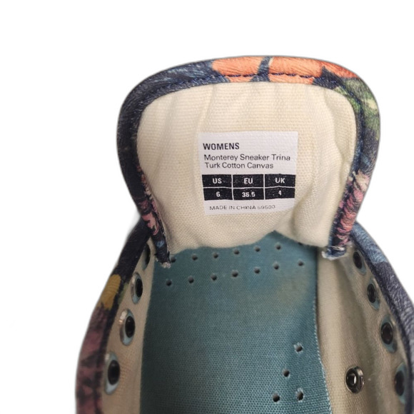 Seavees Sz 6 Trina Turk Monterey Floral Sneakers - Picture 10 of 14